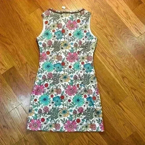 Joy & Co Size Small Sleeveless Floral Print Dress Excellent New Condition NWOT - Picture 3 of 8